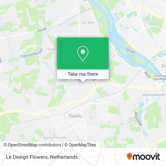 Le Design Flowers map