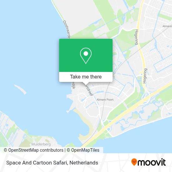 Space And Cartoon Safari map