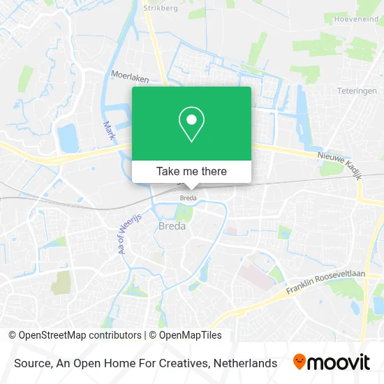 Source, An Open Home For Creatives map