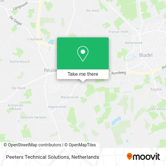 Peeters Technical Solutions map