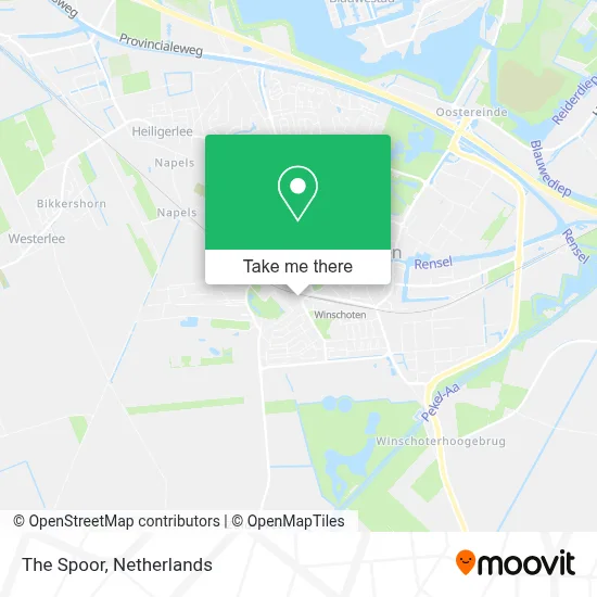 'T Spoor map
