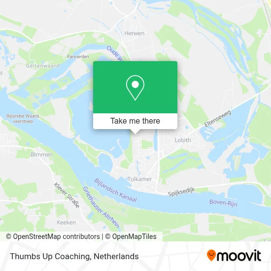Thumbs Up Coaching map