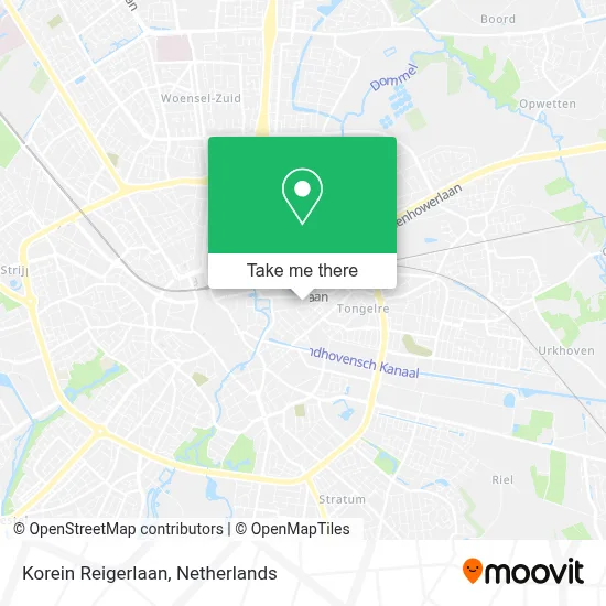 Korein Reigerlaan map