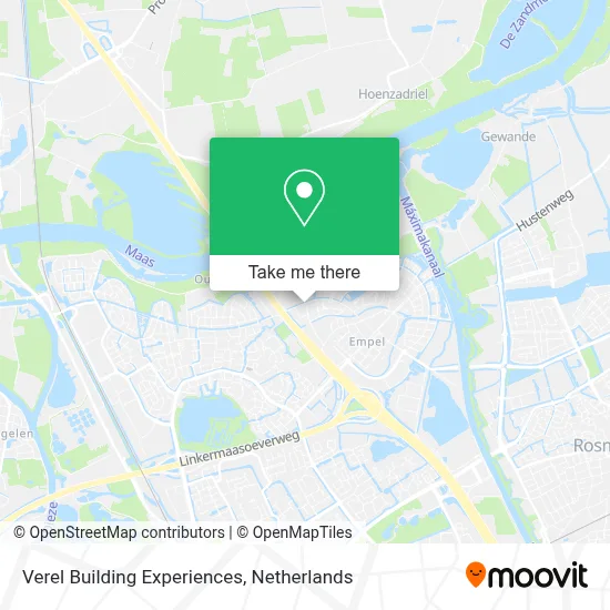 Verel Building Experiences map