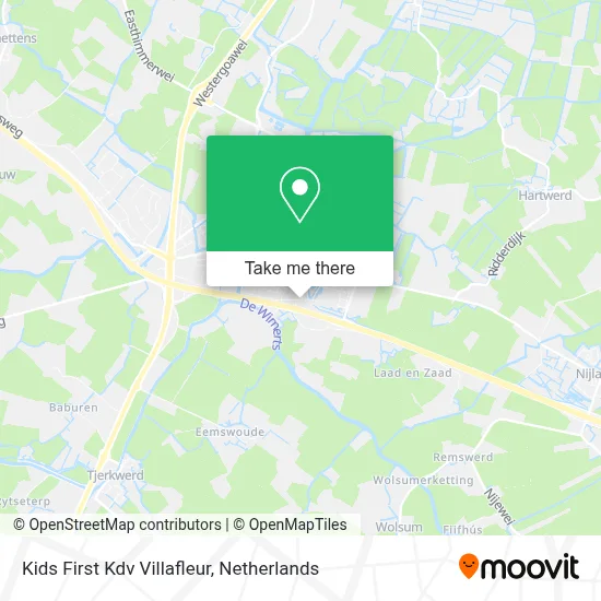 Kids First Kdv Villafleur map