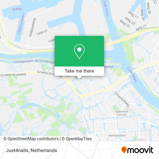 Just4nails map