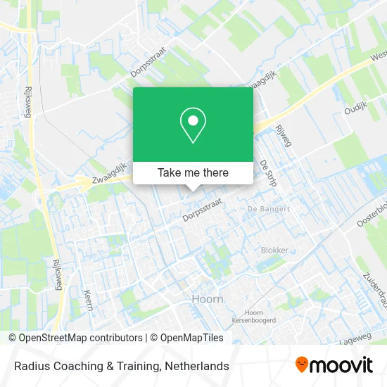 Radius Coaching & Training map