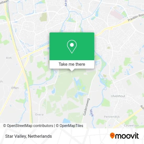 Star Valley map