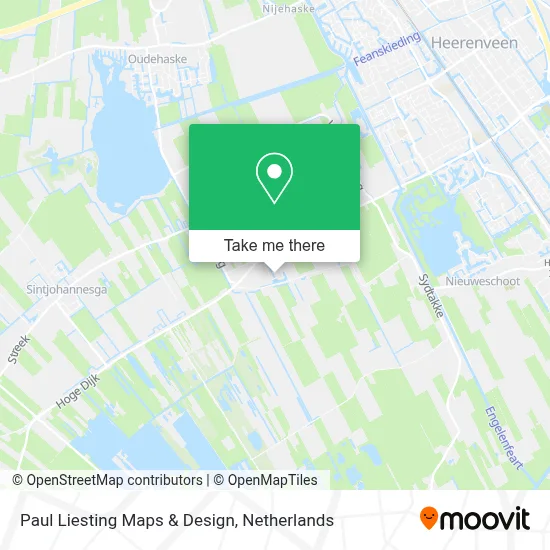 Paul Liesting Maps & Design map