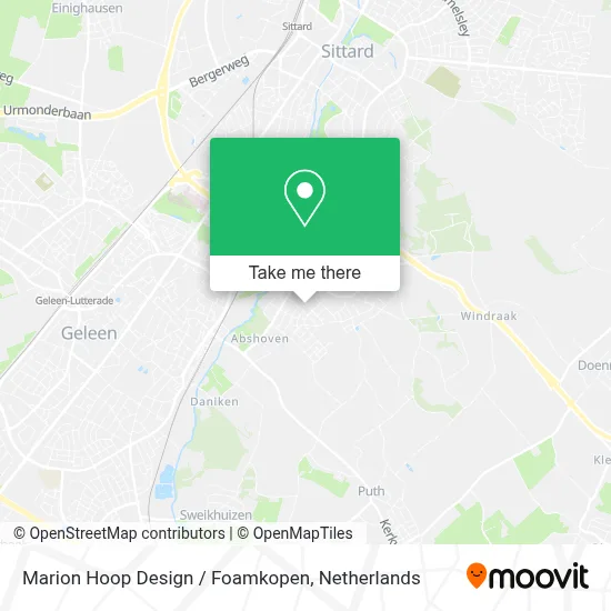 Marion Hoop Design / Foamkopen map
