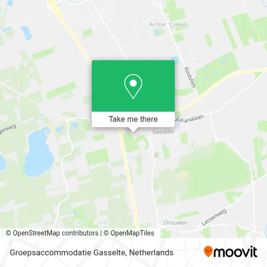 Groepsaccommodatie Gasselte map