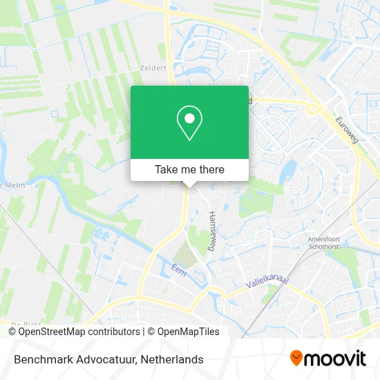 Benchmark Advocatuur map