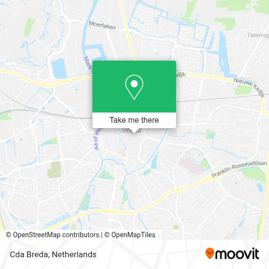 Cda Breda map