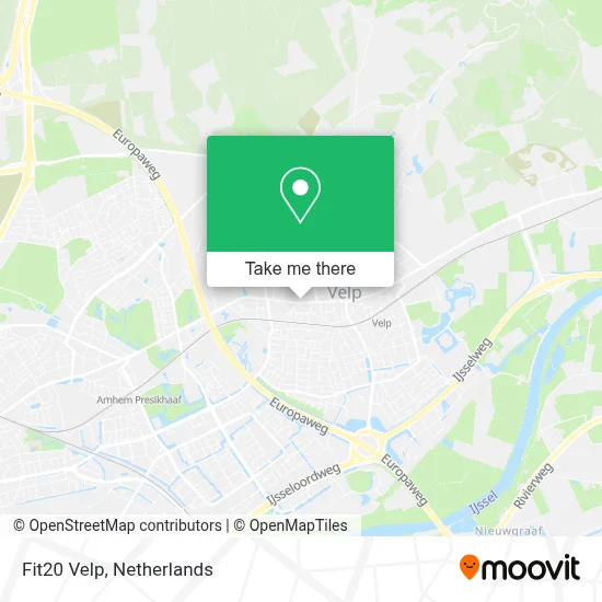 Fit20 Velp map