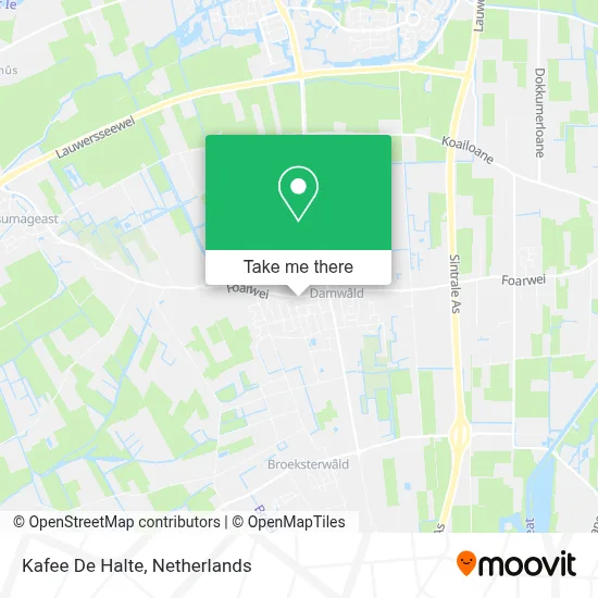 Kafee De Halte map