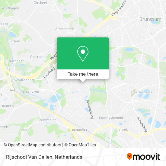 Rijschool Van Dellen Karte