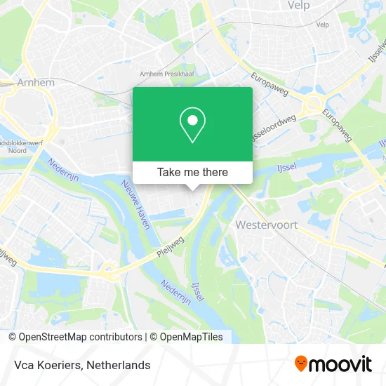 Vca Koeriers map