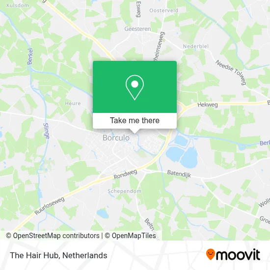 The Hair Hub map