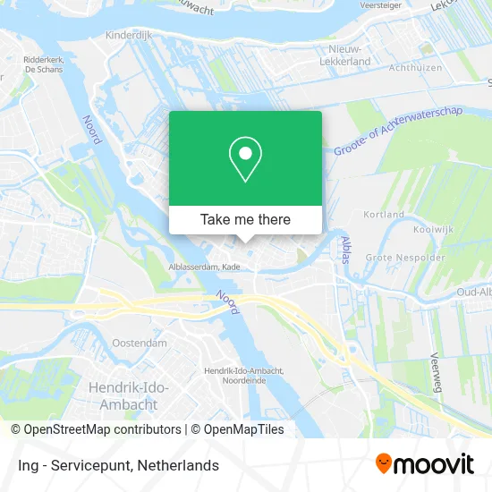 Ing - Servicepunt map