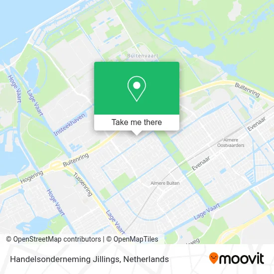 Handelsonderneming Jillings map