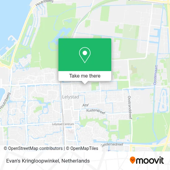 Evan's Kringloopwinkel Karte