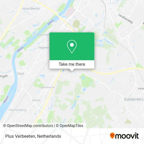 Plus Verbeeten map