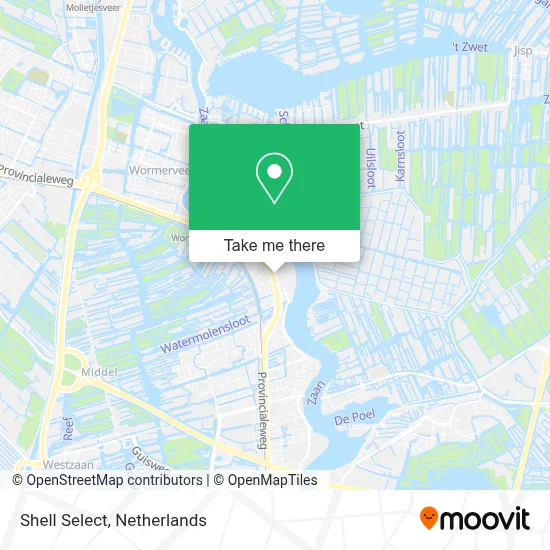 Shell Select map