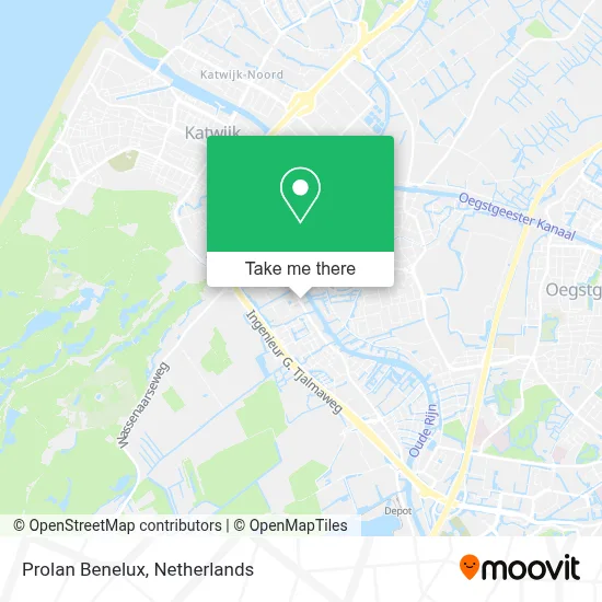 Prolan Benelux map