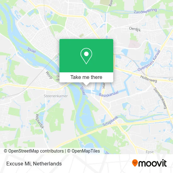 Excuse Mi map