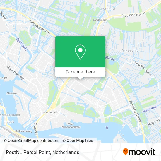 Postnl Pakketpunt map