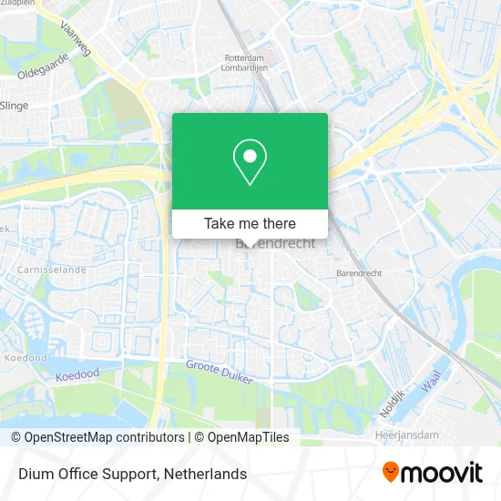 Dium Office Support map