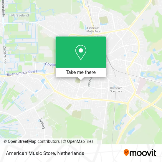 American Music Store map