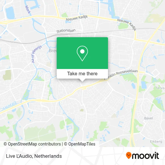Live L'Audio map