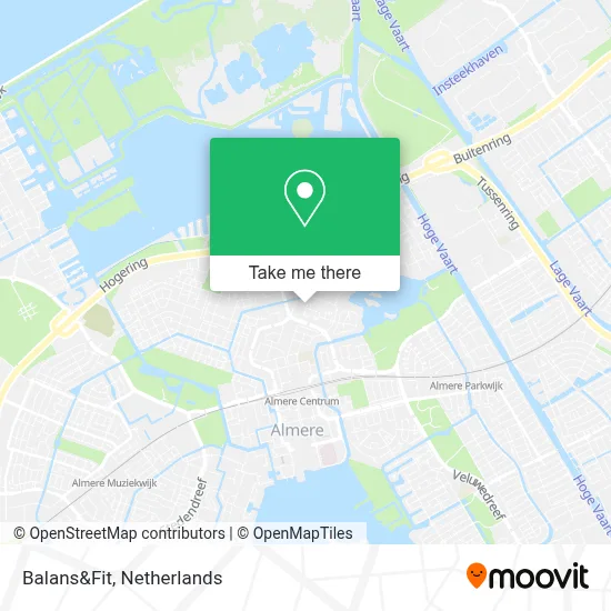 Balans&Fit map
