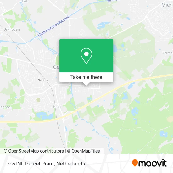 Postnl Pakketpunt map
