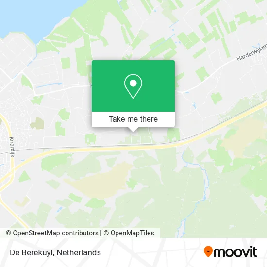 De Berekuyl map