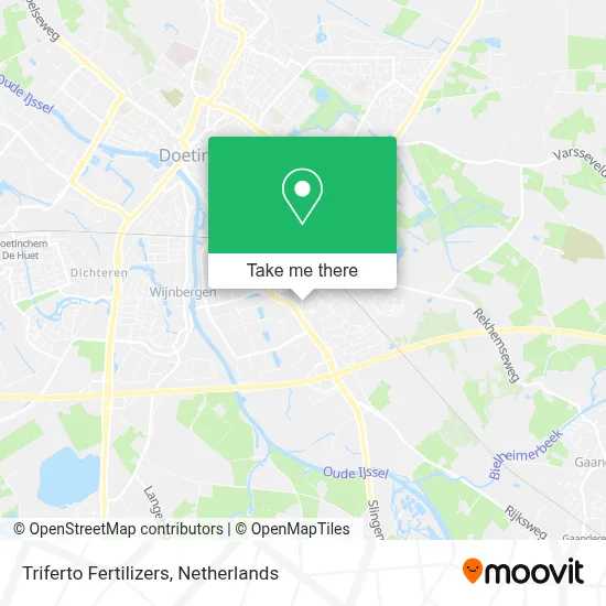Triferto Fertilizers map