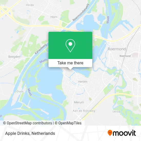 Apple Drinks map