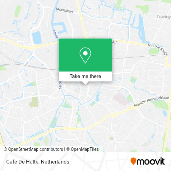 Café De Halte map
