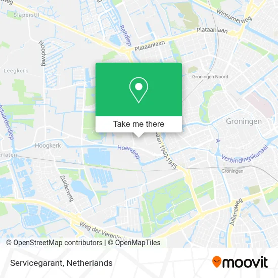 Servicegarant map