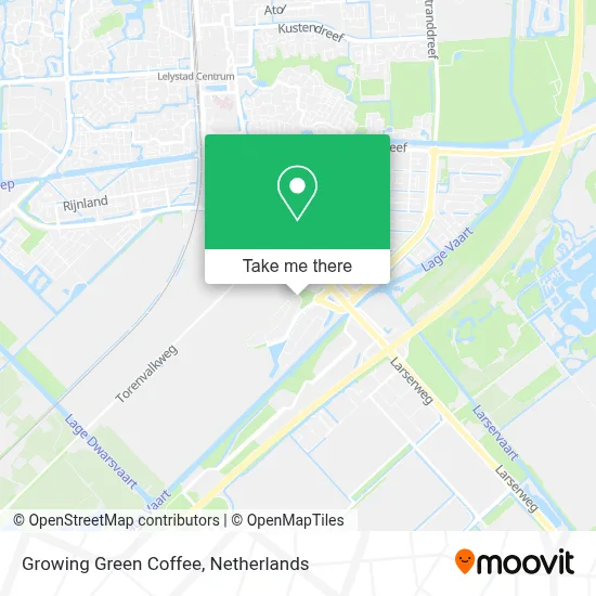 Growing Green Coffee map