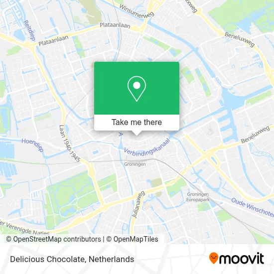 Delicious Chocolate map