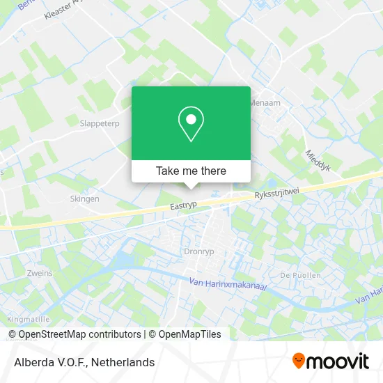 Alberda V.O.F. map