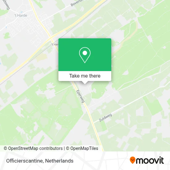 Officierscantine map