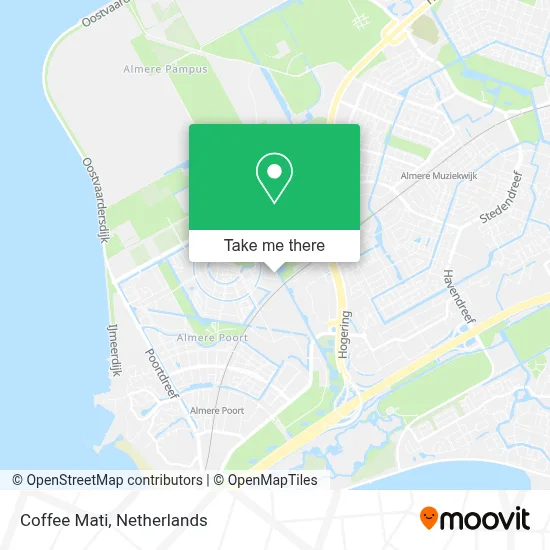 Coffee Mati map