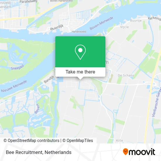 Bee Recruitment map