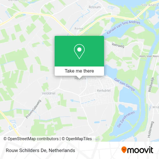 Rouw Schilders De map