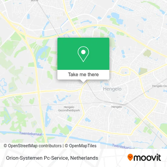 Orion-Systemen Pc-Service map