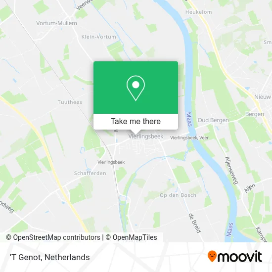 'T Genot map