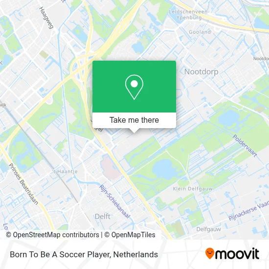 Born To Be A Soccer Player map